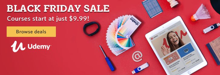 udemy black friday sale