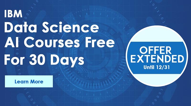 Ibm Data Science And Ai Programs On Coursera Free For 30 Days