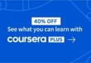 coursera plus 40% OFF