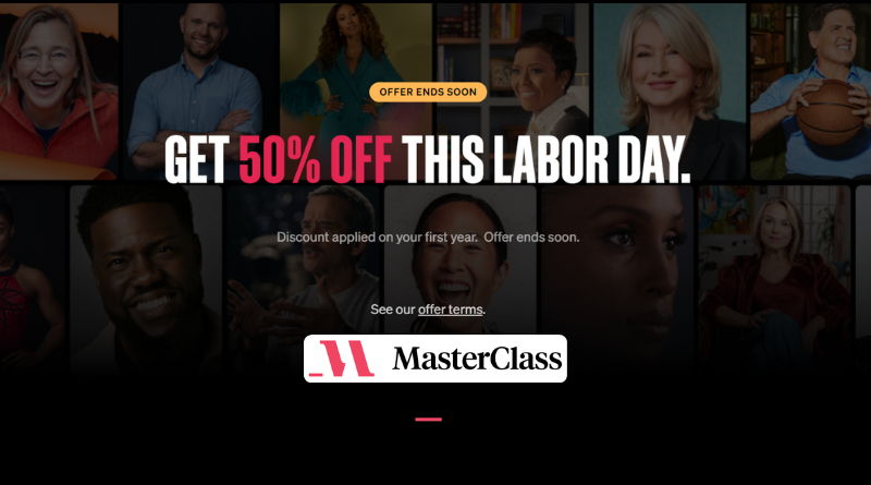 masterclass labor day offer