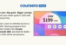 Coursera Plus New Year Sale 2025 50% OFF