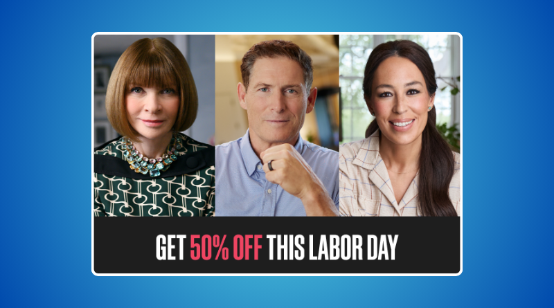 Masterclass labor day sale
