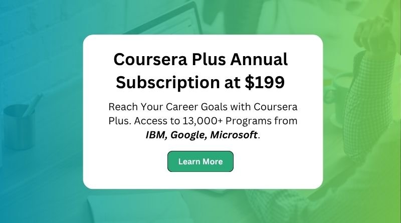 Coursera Plus New Year Deal