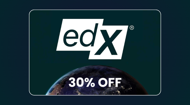 EDX 30 percent off