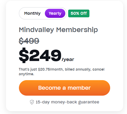 mindvalley black friday discount