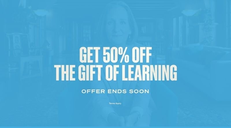 Masterclass 50% OFF Sale