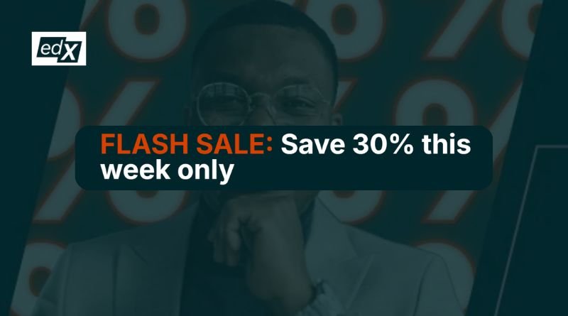 edX Flash Sale